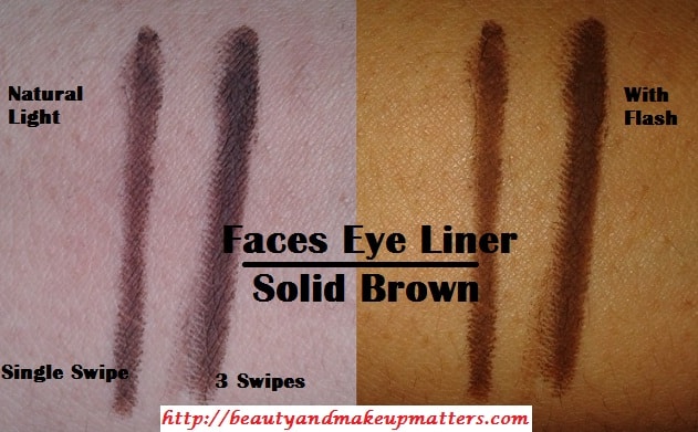 Faces-Long-Wear-Eye-Pencil-Solid-Brown-Swatch