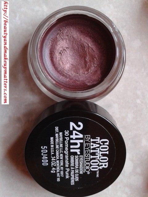 Swatch-Maybelline-Color-Tattoo-EyeShadow-Pomegranate-Punk