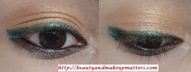 ChamborGold+LakmeOlive+FacesForestGreen+EOTD