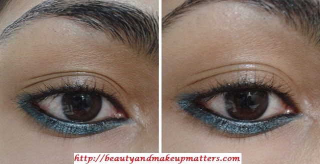 Faces-AquaBlue-EyeLiner-On-LowerLashLine-EOTD