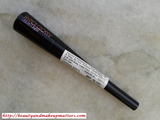 Maybelline Hyper Glossy Liquid Liner Black Review - Beauty, Fashion ...