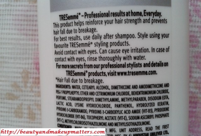 Tresmme-Hair-Fall-Defense-Conditioner-Claims-&-Ingredients