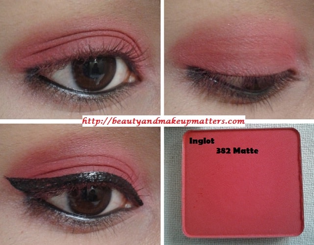 Inglot-Freedom-System-EyeShadow-Matte-382-EOTD