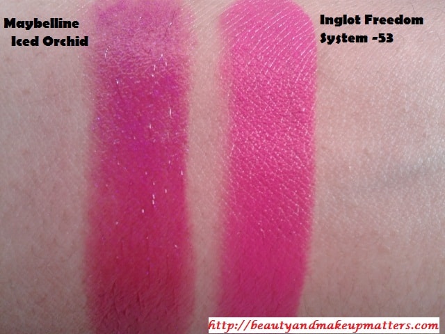 Inglot-Freedom-System-Lipstick-53-Swatch-Comparison