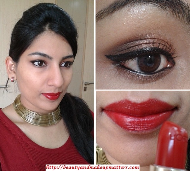 WhatAmIWearingToday-BronzeBrownEyes&RedHotLips