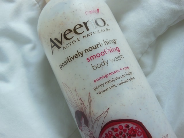 Aveeno Positively Nourishing Smoothing Body Wash with Pomegranate