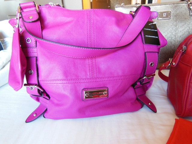 Franco Sarto Hot Pink HandBag@Wilsons Leather