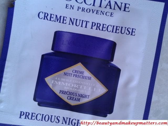 L'Occitane-Immortelle-Precious-Night-Cream-Review