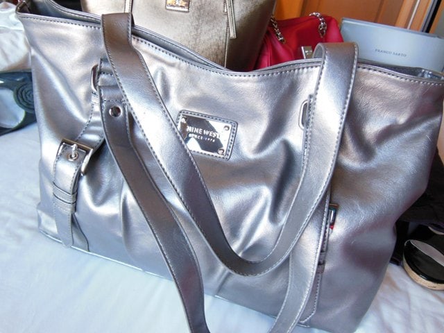 Nine West Silver Bag@Wilsons Leather