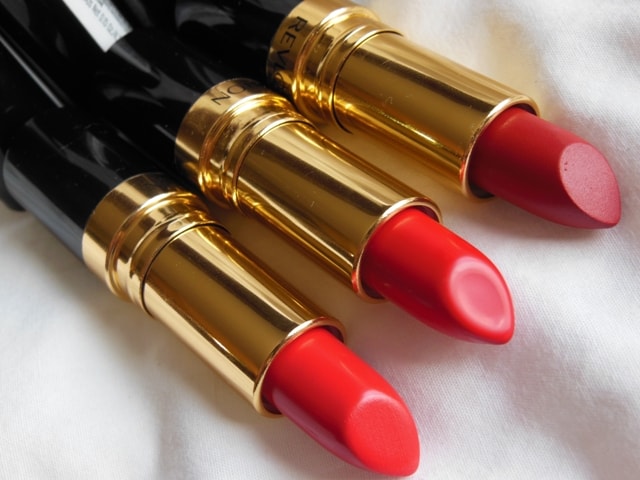 Swatch Fest Revlon Superlustrous Lipsticks Really Red Love That Red Fire And Ice Beauty