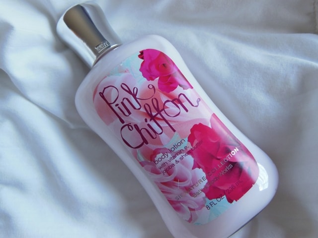 Bath and Body Works Body Lotion Pink Chiffon Review