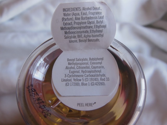 Bath and body works 2025 fine fragrance mist ingredients