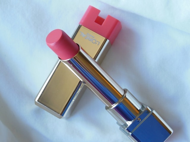 L'Oreal Paris Color Riche Caresse Lipstick-Sunset Angora Review