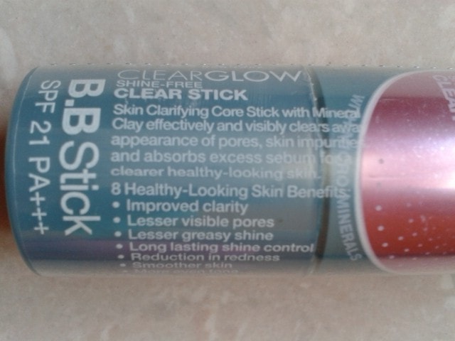 Maybelline ClearGlow BB Stick Claims