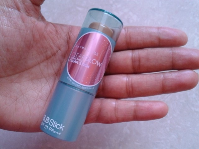 Maybelline ClearGlow Shine-free Clear Stick Fawn Review