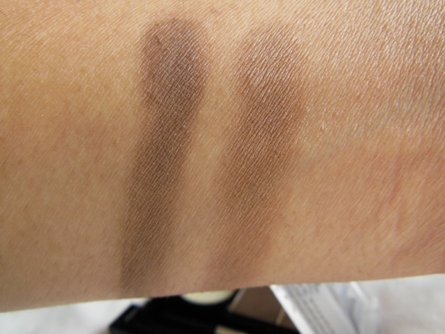 NYX Eyebrow Cake Powder- Dark Brown Brown Swatch