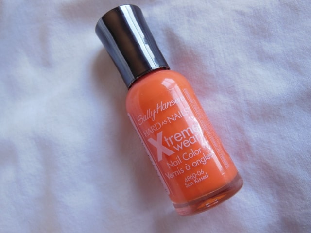 Sally Hansen Hard As Nails Xtreme Wear Nail Color Sunkissed Review