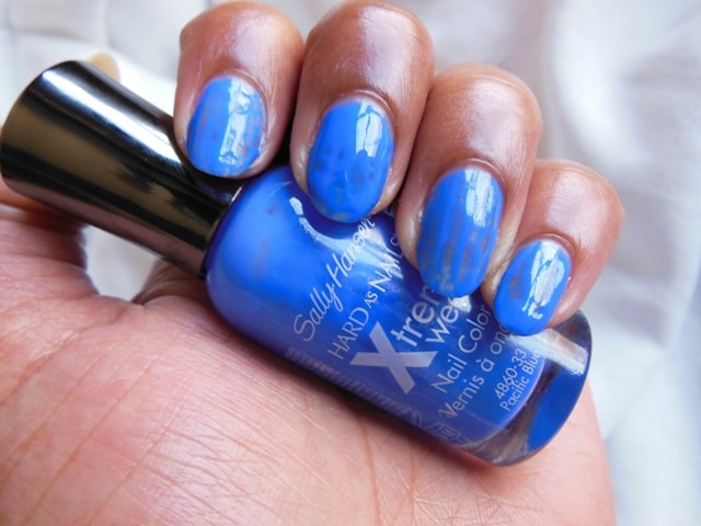 Sally Hansen Hard As Nails Xtreme Wear Pacific Blue Nail Color-Swatch1