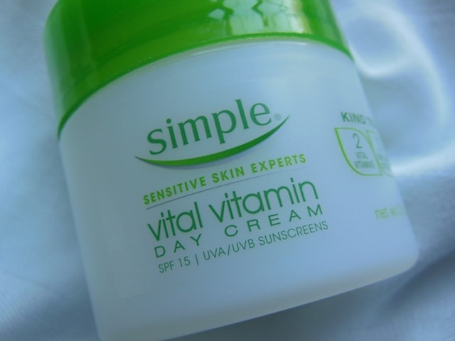 Simple Vital Vitamin Day Cream SPF15 Review