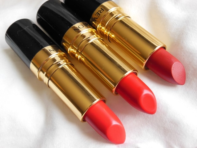 Swatch Fest- 3 Revlon Superlustrous Red Lipsticks