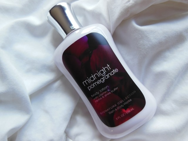 Bath and Body Works Body Lotion Midnight Pomegranate Review