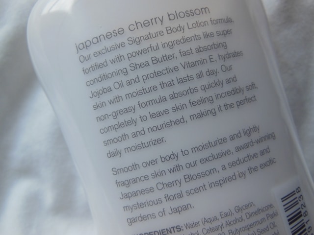 Bath and Body Works Japanese Cherry Blossom Body Lotion Claims