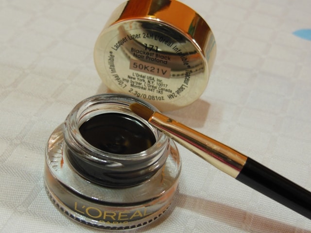 L'Oreal Infallible Lacquer Liner 24hr Eye Liner-Blackest Black