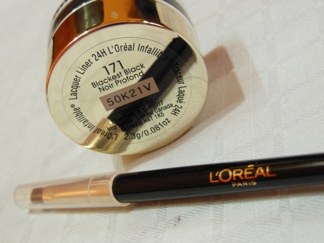 L'Oreal Paris Infallible Lacquer Liner 24hr Eye Liner-Blackest Black Review