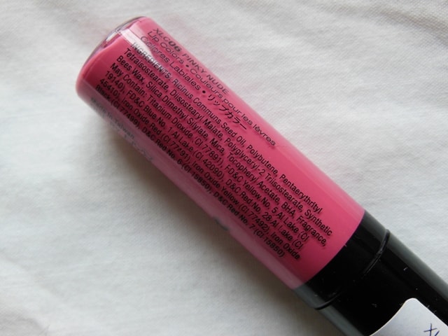 NYX Xtreme Lip Cream Pinky Nude Ingredients