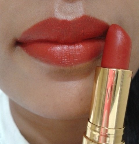 Revlon Super Lustrous Matte Really Red Lip Look