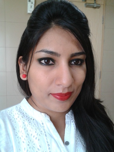 Revlon Super Lustrous Matte Lipstick – Really Red Review, Swatch, LOTD ...