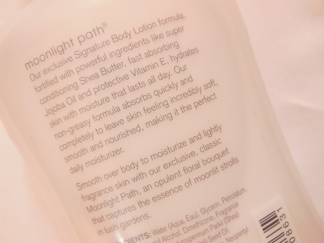 Bath and Body Works Moonlight Path  Body Lotion Claims