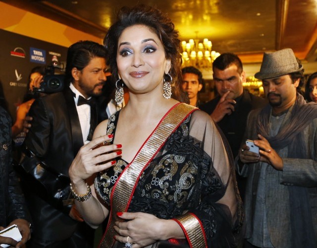 Madhuri Dixit at IIFA Awards 2013- Black Saree