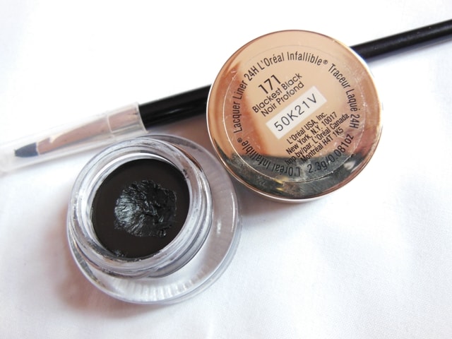 Monthly Makeup Favorite- L'Oreal Infallible Gel Eye Liner- Blackest Black