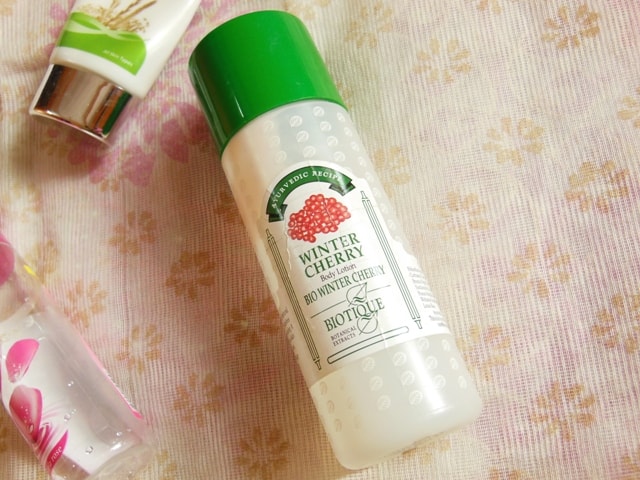 Finally Finished - Biotique Winter Cherry Body Lotion