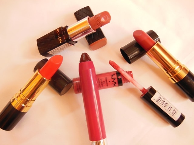 Top 5 Lip products - Revlon and NYX
