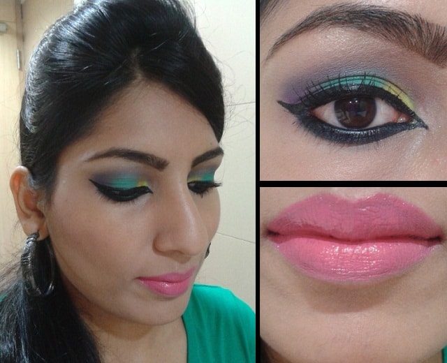 What Am I Wearing Today-Arabian Style Liner and Bright Pink Lips