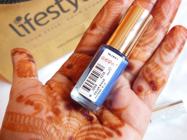 Birthday Haul - L'Oreal Paris Color Riche Nail Paint - Rebel Blue