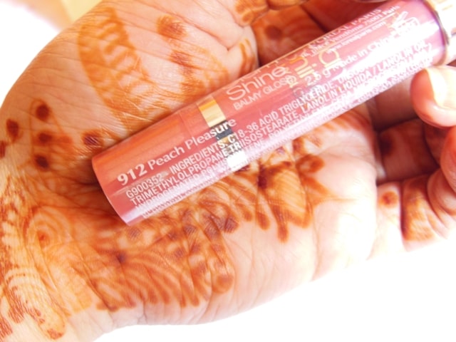 Birthday Haul - L'Oreal Paris Glam Shine Balmy Gloss-Peach Pleasure