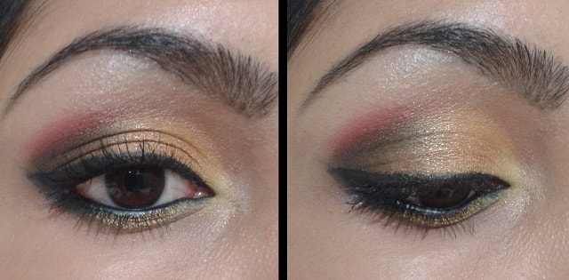 Eye Makeup - Goldne Pink Eyes
