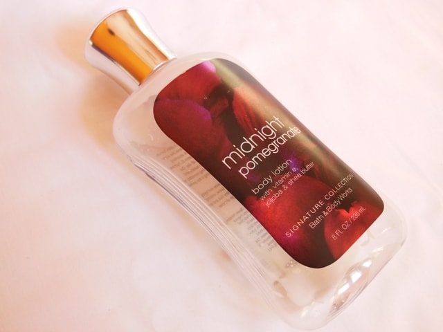 Finally Finished - Bath and Body Works Midnight Pomegrante Body lotion