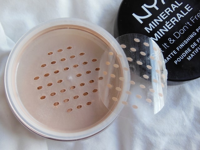 NYX Mineral Matte Finishing Powder Review