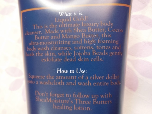 Shea Moisture's Three Butters Wash & Scrub Claims