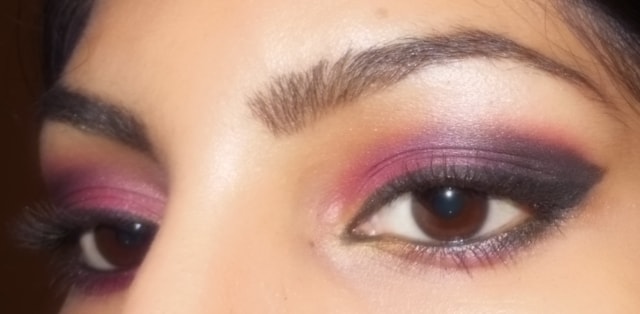 Smokey Pink Eye Makeup Look