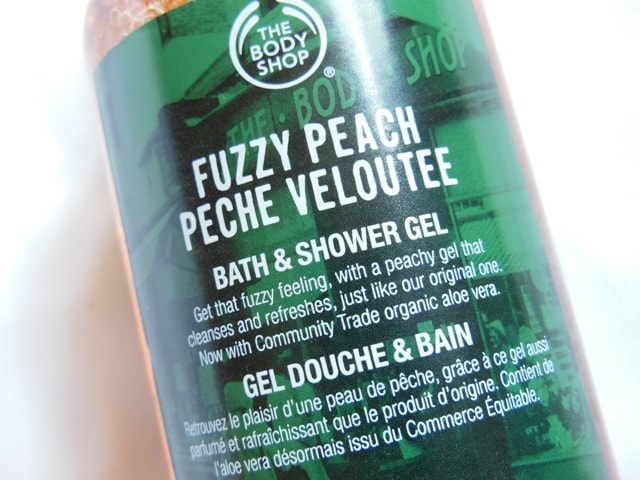 The Body Shop Fuzzy Peach Bath & Shower Gel Claims