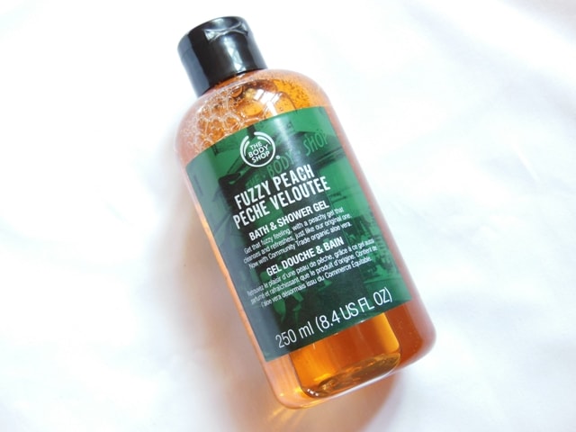 The Body Shop Shower & Bath Gel Fuzzy Peach Review - Beauty, Fashion ...