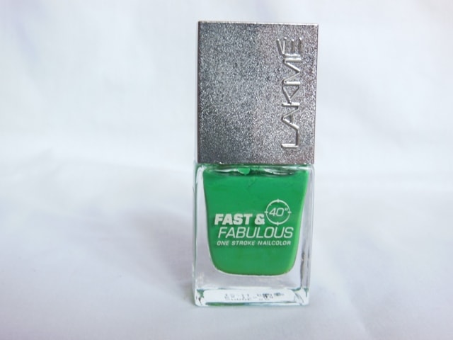 Blog Sale - Lakme Fast& Fabulous Nail Paint Going Green