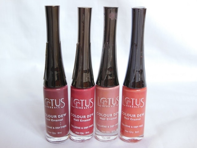 Blog Sale- Lotus Herbals Color Dew Nail Enamels