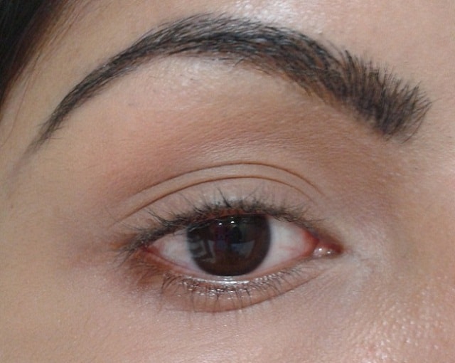 Eyebrows Filled using Black EyeLiner