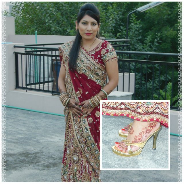 Karvachauth Special - Wedding Lehenga Look - Heels